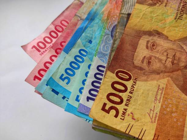 istock Collection of Indonesian rupiah banknotes 1458910494