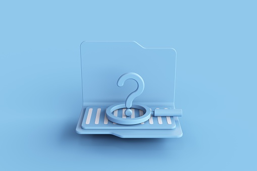 Document Rendering 3d Rendering Document Search Concept Folders Documents And Media Stock ...