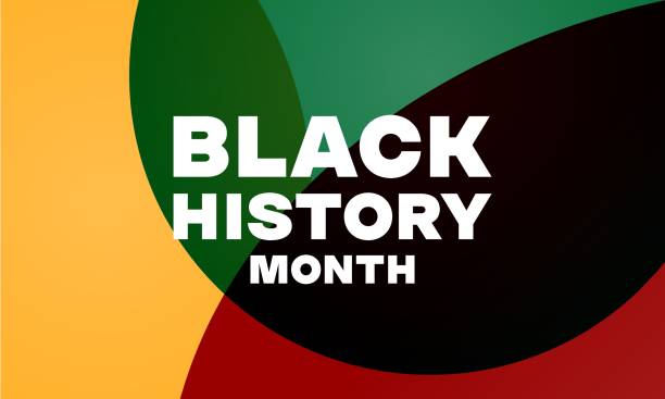 istock Black History Month - poster, card, banner, background. EPS 10 1458935643