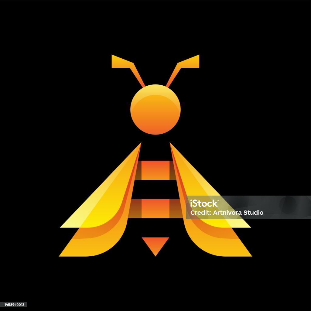 Hornets Rvector Vector Illustration Hornet Gradient Colorful Style Stock Illustration ...