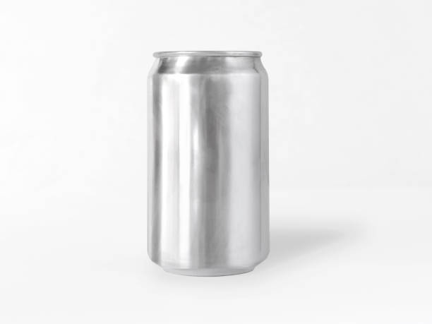 istock Energy drink soda can mockup template, isolated on light grey 1458948632