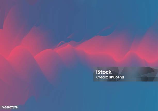 Abstract Fluidity Style Smooth Color Gradient Pattern Background Stock ...