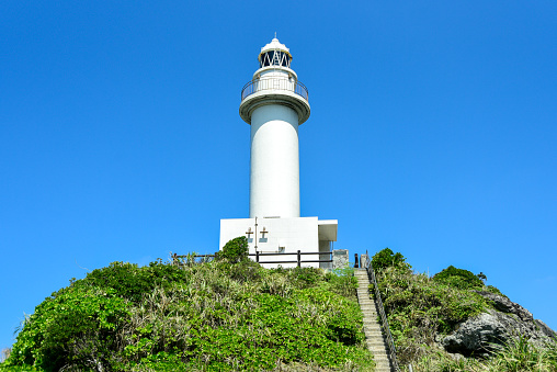 Magnificent view and lighthouse of Ishigaki Island