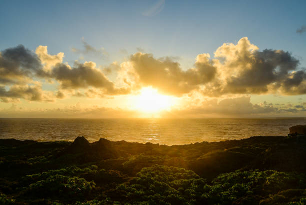 波照間島から見た美しい日の出