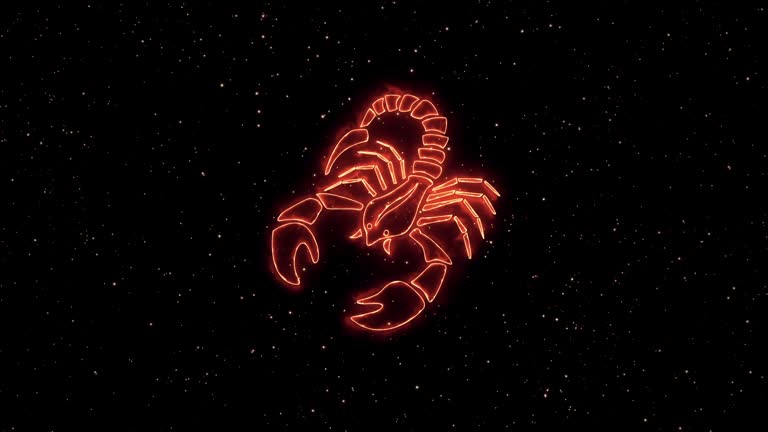 Zodiac sign Cancer appearing in the night sky