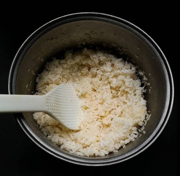 istock stale rice in the rice cooker pot 1458980881