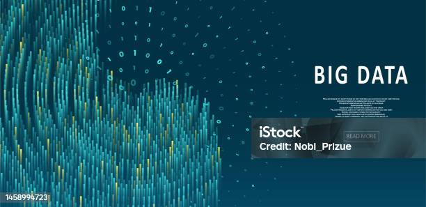 Data Conversion Abstract Abstract Big Data Visualization Stock Illustration - Download Image Now ...