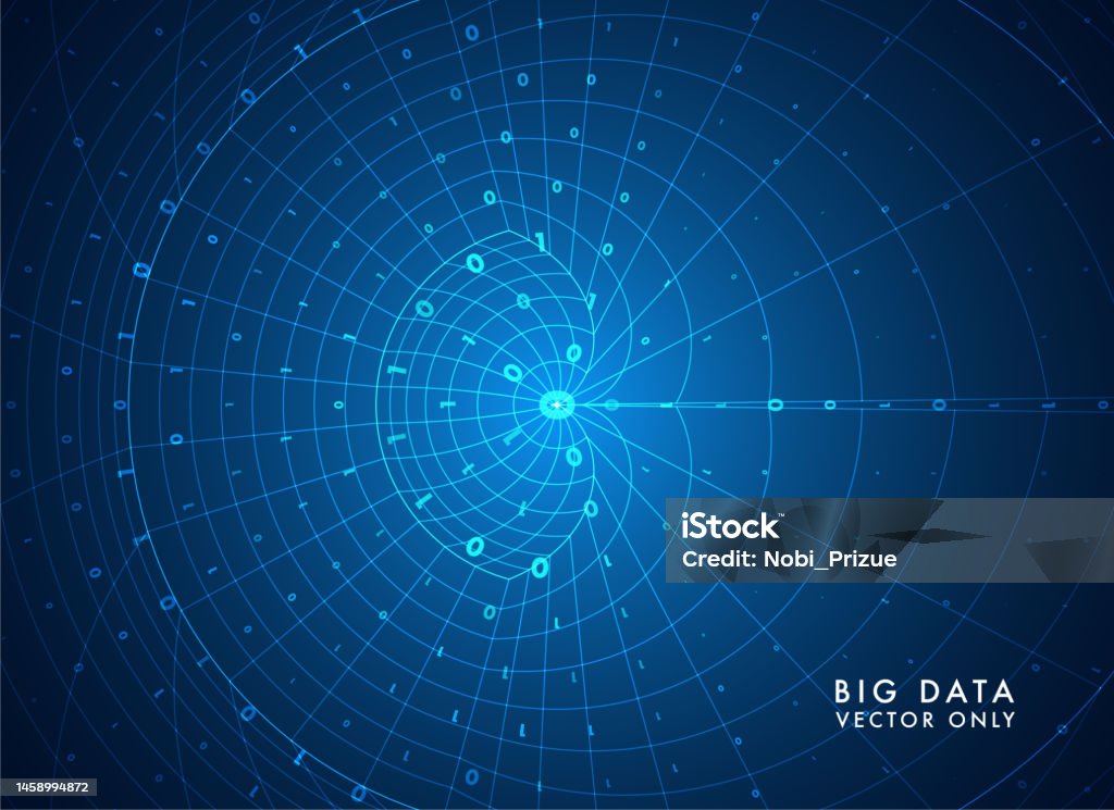 Data Performance Abstract Image Abstract Big Data Visualization Stock Illustration - Download Image Now ...