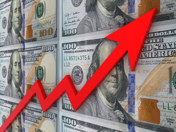 istock Money finance recovery growth chart graph 1458996323