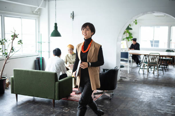A stylish design office.\nsatellite office.
