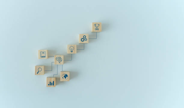 istock Business strategy planning and solution idea for marketing and management success. 1458998792