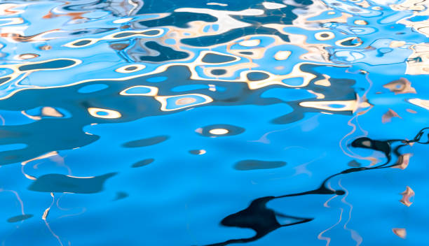 istock Abstract background, drawings on the water 1458999576