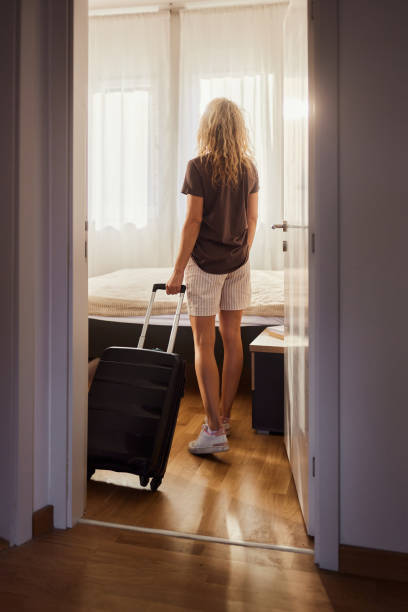 istock Arriving in a hotel room after a trip! 1459001408