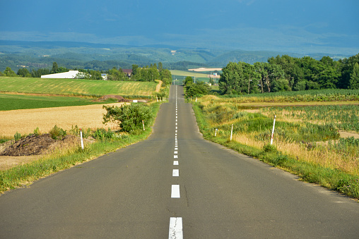 A road that stretches far ahead