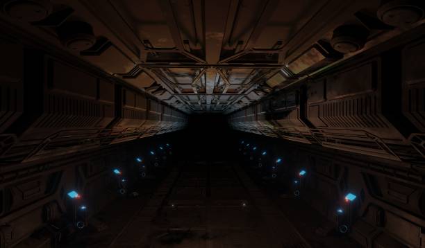 istock A science fiction entrance hall at night scene 1459010512