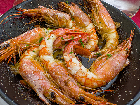 Real-life restaurant food in Spain