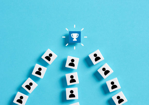 istock Collaboration and teamwork performance. Team competition for success. Goal achievement and success orientation in business. 1459012929