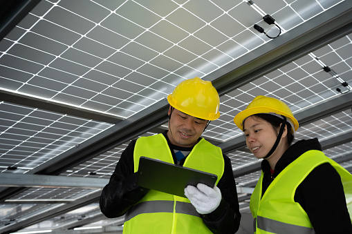 Inspection of solar power facilities