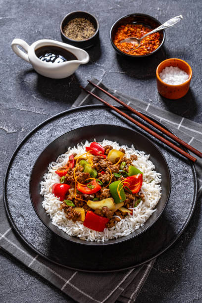 istock crispy ground beef with stir-fried veggies in bowl 1459016736
