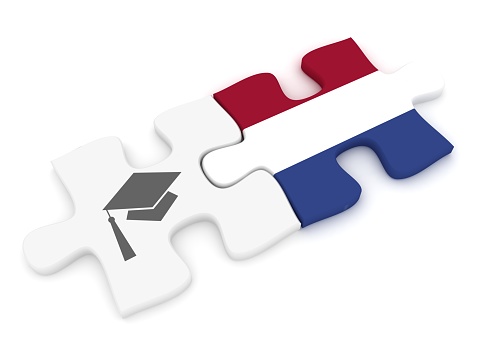 Learn Netherlands foreign language translate e-learning puzzle