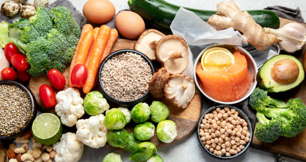 istock Selection of healthy food. 1459021804
