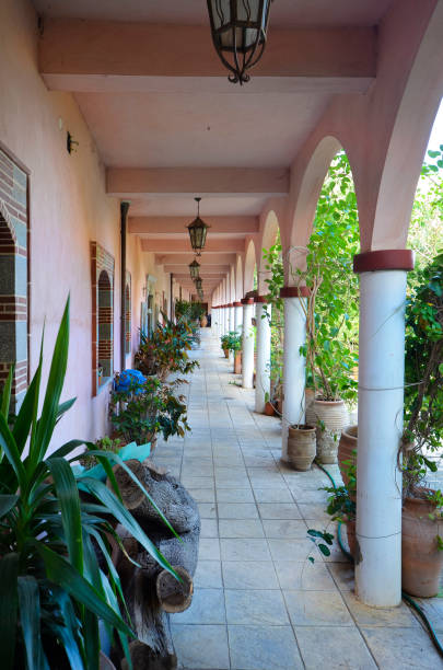 istock Greece, Crete, public Monastery Selinari, 1459021926