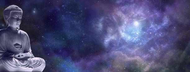istock Mindfulness Buddha sitting gazing out into deep space 1459023577