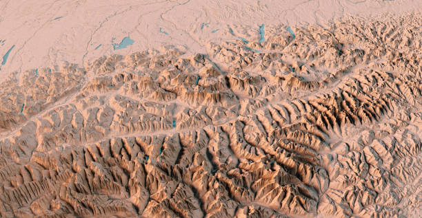 istock Austria Land Salzburg Topographic Map 3D View Neutral 1459027760