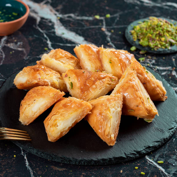 istock Arabian Turkish sweets baklava desserts 1459030643