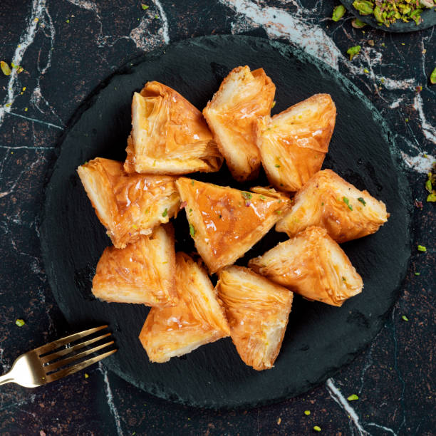 istock Arabian Turkish sweets baklava desserts 1459030672