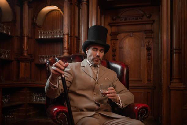 istock A handsome elegant 1920s style gentleman in a luxury stately home 1459030736