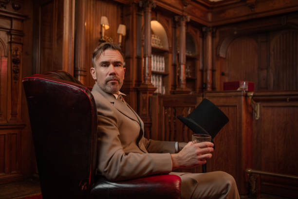 istock A handsome elegant 1920s style gentleman in a luxury stately home 1459030758