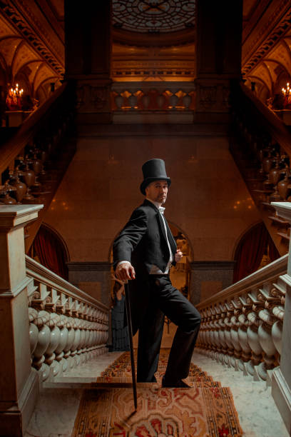 istock A handsome elegant 1920s style gentleman in a luxury stately home 1459031379