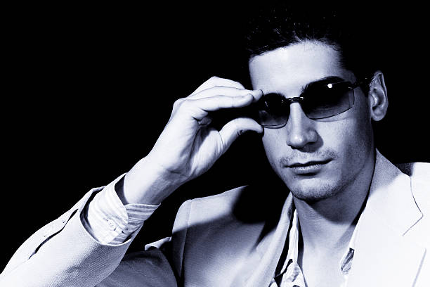istock bussinesman with sunglasses portrait 145903151