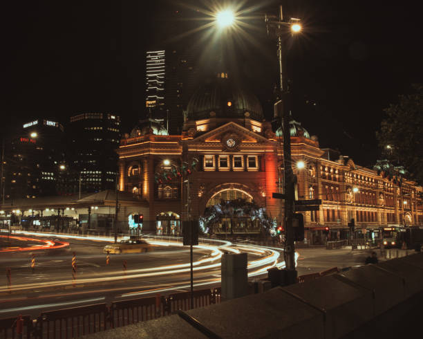 istock Flinders Street Station Melbourne Nightime 1459031645