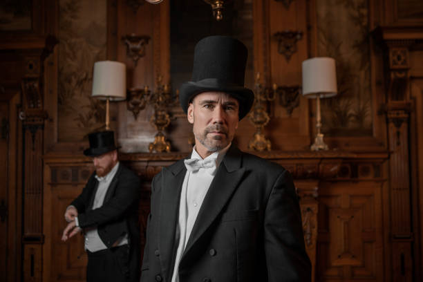istock A handsome elegant 1920s style gentleman in a luxury stately home 1459032791