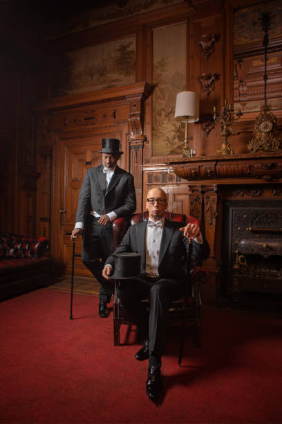istock 1920s style gentlemen friends in a luxury stately home setting 1459033328