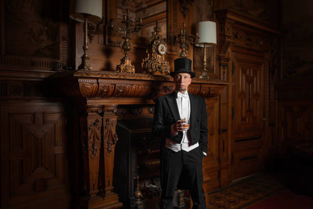 istock A handsome elegant 1920s style gentleman in a luxury stately home 1459033576