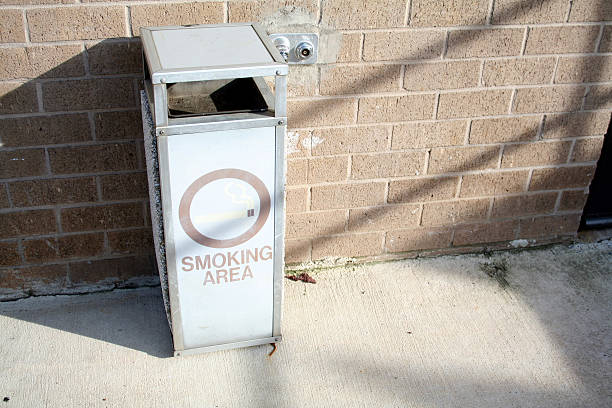 Smoking Area stock photo