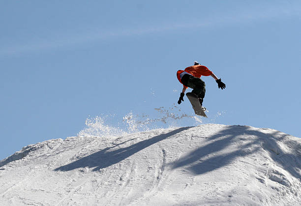 Snowboarder stock photo