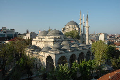 Osmaniye mosque in Turkey.Histrorical building looks great.