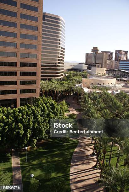 Innenstadt Von Phoenix Stockfoto und mehr Bilder von Arizona - Arizona, Außenaufnahme von Gebäuden, Baum
