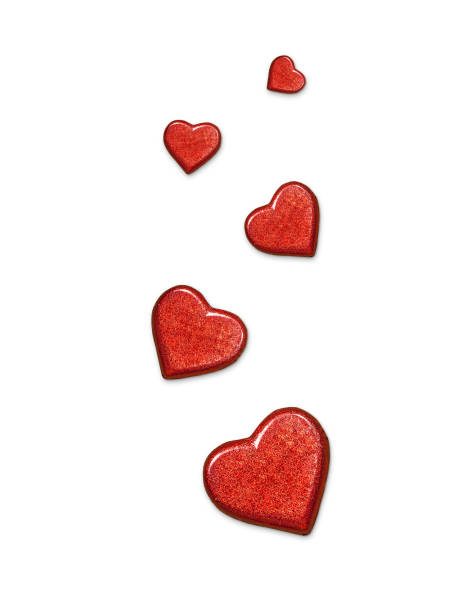 istock Valentines day design element with heart shape chocolate isolated 1459049970