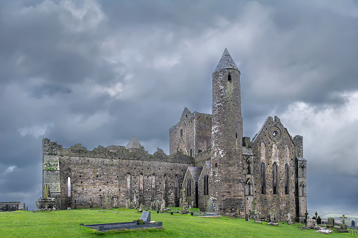 Rock of Cashel, Ireland. Cathedral was built between 1235 and 1270