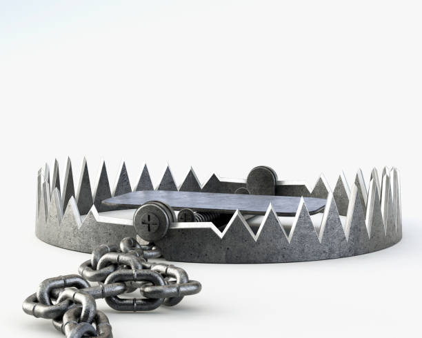 istock Animal Hunting Trap Open 1459051722
