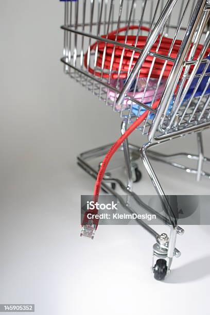 Shopping Cart Stock Photo - Download Image Now - Buying, Cable, Computer