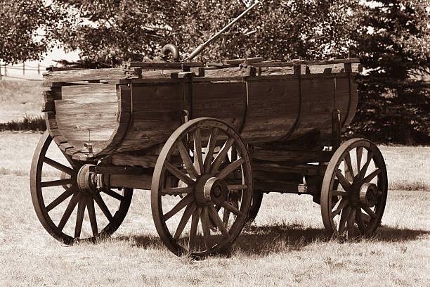 istock Antique Wagon in Sepia tone 145905553