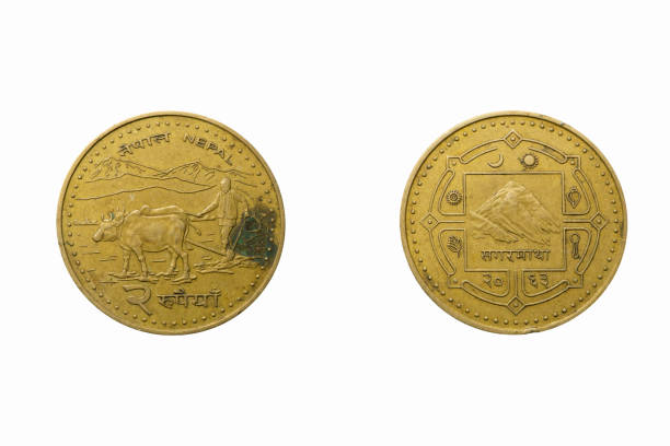 istock 2 rupe, nepal coin, coin currency, studio shot against white background 1459058516
