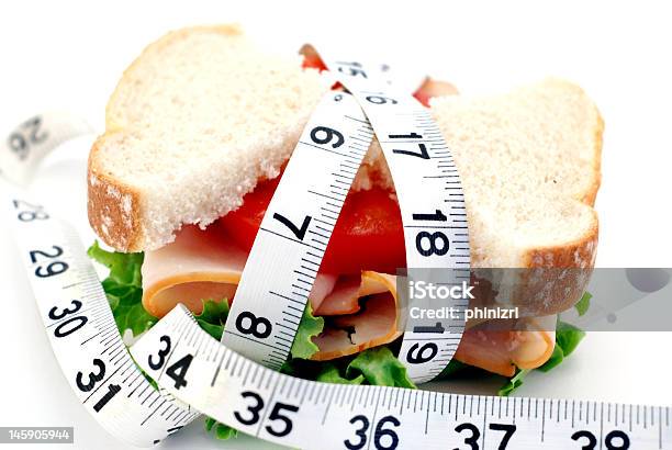 Panino Skinny - Fotografie stock e altre immagini di Carboidrato - Cibo - Carboidrato - Cibo, Riduzione, Alimentazione non salutare