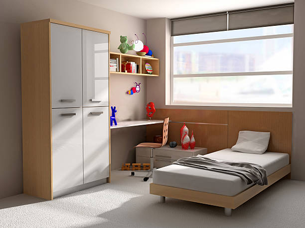 istock Interior of a child's tidy bedroom 145905983